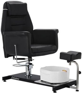 Fußpflegestuhl mit Fußbad und Fußstütze pedicure Sessel