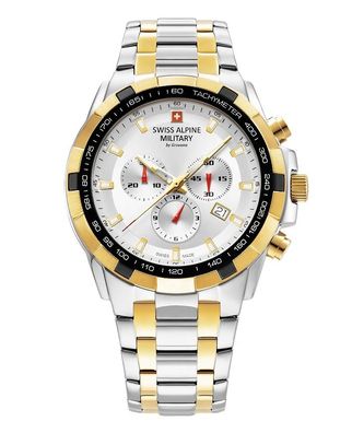 Swiss Alpine Military Star Fighter Chrono SAM7043.9142 Herrenuhr Star Fighter Chrono