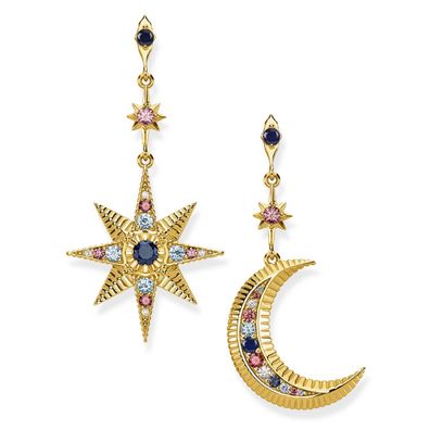 Thomas Sabo Schmuck Damenohrringe Royalty Stern & Mond H2025-959-7