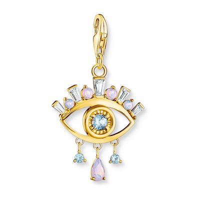 Thomas Sabo Schmuck Charm-Anhänger Blaues Auge 1926-971-7