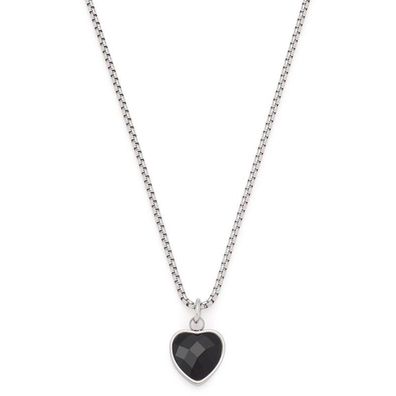 Leonardo Schmuck Damen-Kette mit Herz-Anhänger Carli Edelstahl 023377