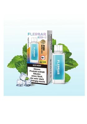 Flerbar Pod 2er Ice Mint 20mg Nikotin E-Zigarette Vape