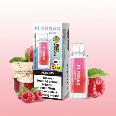 Flerbar Pod 2er Alberry 20mg Nikotin E-Zigarette Vape