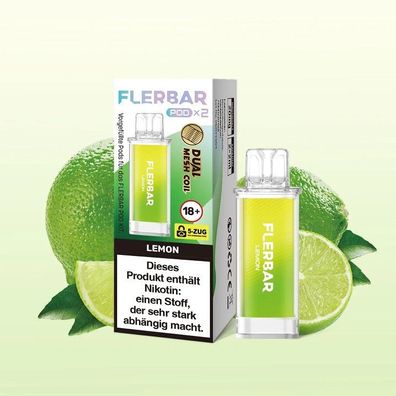 Flerbar Pod 2er Lemon 20mg Nikotin E-Zigarette Vape