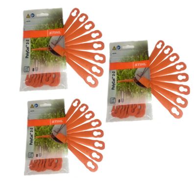 3 Packg. = 24 Stck.) Stihl Klingen PolyCut 2-2 Kunststoffmesser 40080071000