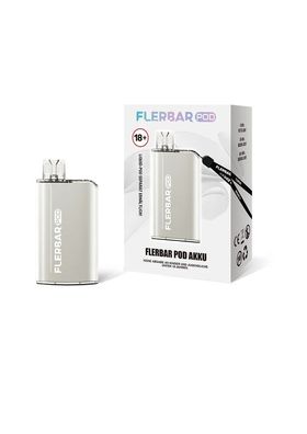 Flerbar Pod System Akkuträger silber E-Zigarette Vape