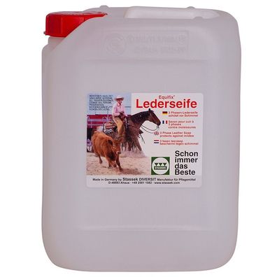 Equifix 3 Phasen Lederseife, Antischimmelschutz, fléssig, 5 lit. Kanister