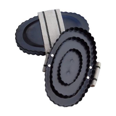 Eisenstriegel mit Handschlaufe schwarz