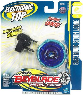 Hasbro Beyblade Metall Fusion Kreisel Storm Leone Elektronisch mit Licht & Sound