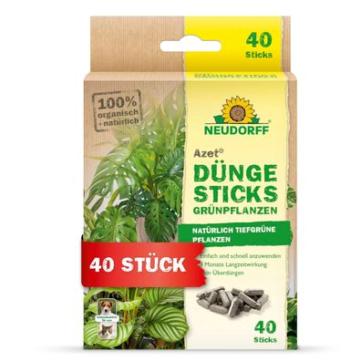 Neudorff Azet DüngeSticks für Grünpflanzen - 40 Stück