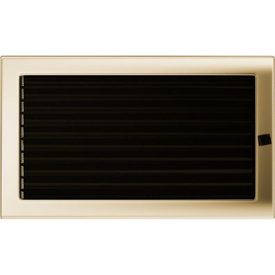 Lüftungsgitter 22x37 galvanisches Gold Jalousie