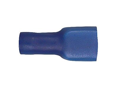 Flachsteckhülse Vollisolierter Quetschve 1,5 - 2,5 mm&sup2; blau (HERTH+BUSS),