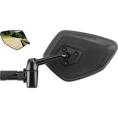 Spiegel Cycle Star E, B+M, für E-Bikes, kurze Stange, 17,2mm, Busch + Müller,