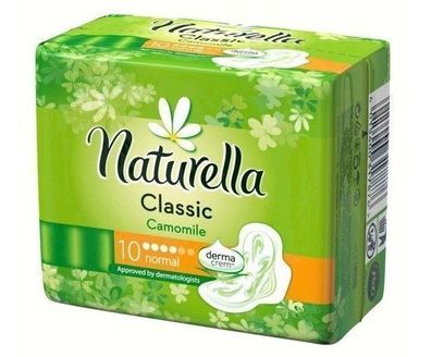 Naturella Damenbinden mit Fluegeln, Classic Normal, 10 Stueck