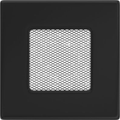 Lüftungsgitter 11x11 schwarz