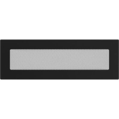 Lüftungsgitter 11x32 schwarz