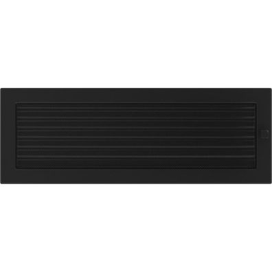 Lüftungsgitter 17x49 schwarz Jalousie
