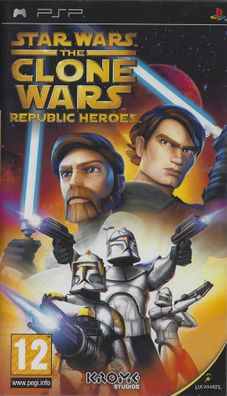 Star Wars The Clone Wars Republic Heroes Sony Playstation Portable PSP