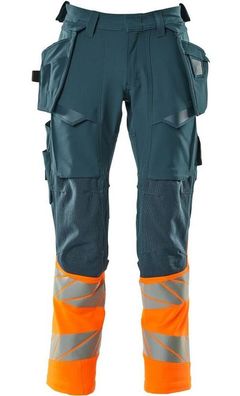 Mascot Hose mit Hängetaschen Accelerate Safe 19131-711 Dunkelpetroleum/Hi-vis