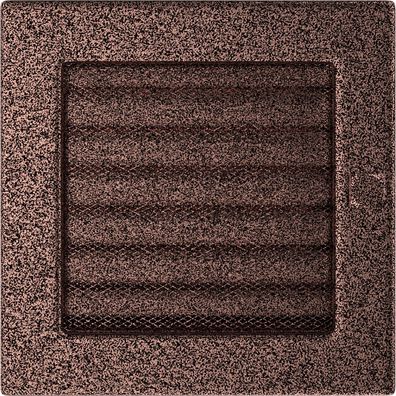 Vent Cover 17x17 copper with blinds