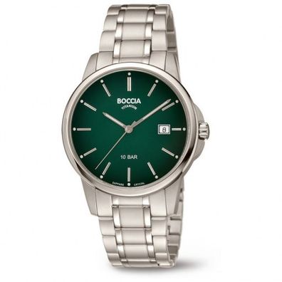 Boccia Herrenuhr 3633-05 Titan Armband Saphirglas 10 ATM