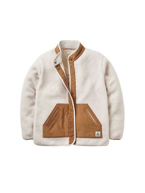 Passenger Women Fleece Clover Recyceled Sherpa warm ivory - Größe: M