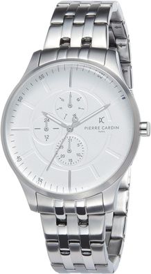 Pierre Cardin Herrenuhr A. PC902731F104 Chronograph Silber