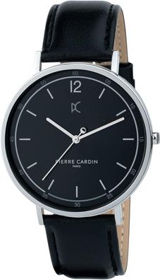 Pierre Cardin Herrenuhr CBN.3003 Lederband Schwarz