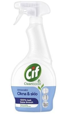 Cif Cleanboost Universalspray fuer Fenster und Glasreinigung, 500 ml