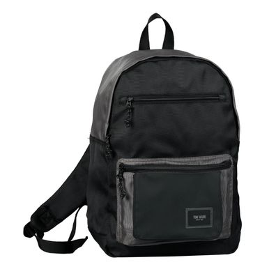 Tom Tailor Trenton, Rucksack M, mixed schwarz