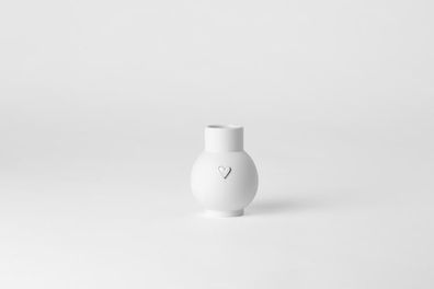 Räder Mini Kugelvase Herz Silber, 9cm 1 St