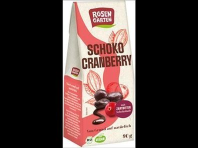 Rosengarten 3x Schoko-Cranberry 90g
