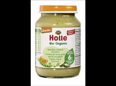 Holle 6x Kartoffel, Erbse & Zucchini 190g