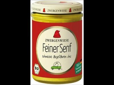 Zwergenwiese 6x Feiner Senf 160ml