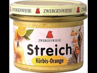 Zwergenwiese 6x Kürbis Orange Streich 180g