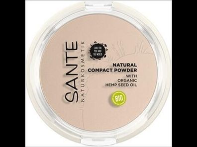 Sante Natural Compact Powder 01 Cool Ivory 9ml