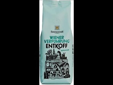 Sonnentor Entkoffeinierter Kaffee gemahlen Wiener Verführung®, Packung 500g
