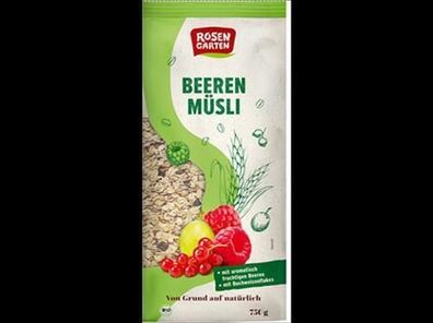 Rosengarten 6x Beeren-Müsli 750g