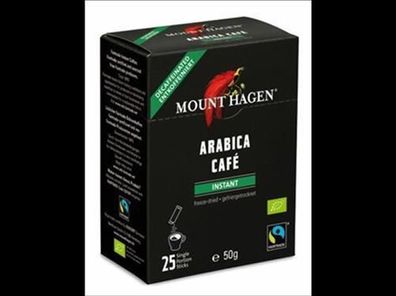 MOUNT HAGEN 3x MH BIO FT Instanst Stick, entkoffeiniert 25x2g