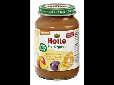 Holle 3x Apfel & Pflaume 190g
