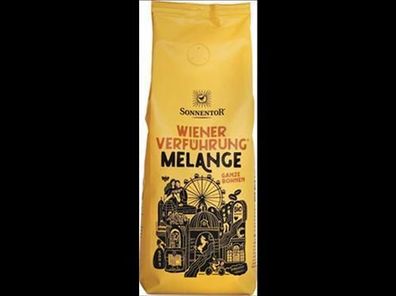Sonnentor Melange Kaffee ganze Bohne Wiener Verführung®, Packung 500g