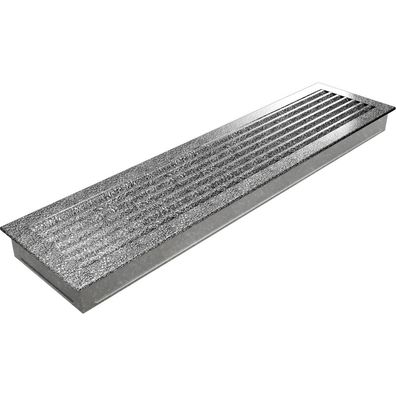 Lüftungsgitter FRESH 17x70 schwarz und silber