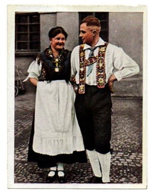 Salem Auf dem Reichsbauerntag Weimar Bild Nr 119 von 1933 Zigarettenbilder Sammelbild