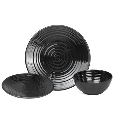 Camping Geschirr Set 1 Person 3-teilig | Melamin | Picknick Geschirrset | Campingg