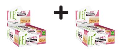 2 x HEJ Natural HEJ Bar Pro (12x60g) Strawberry and Yogurt