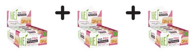 3 x HEJ Natural HEJ Bar Pro (12x60g) Strawberry and Yogurt