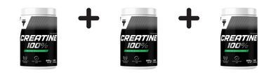3 x Trec Nutrition Creatine 100% (600g) Unflavoured