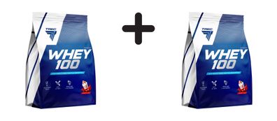 2 x Trec Nutrition Whey 100 (2275g) Strawberry