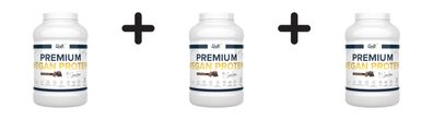 3 x Zec+ Health+ Premium Vegan Protein (1140g) Chocolate