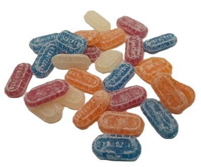 50 gr. Eisbonbon mit Frucht Geschmack als Mischung von Jahrmarktbonbon